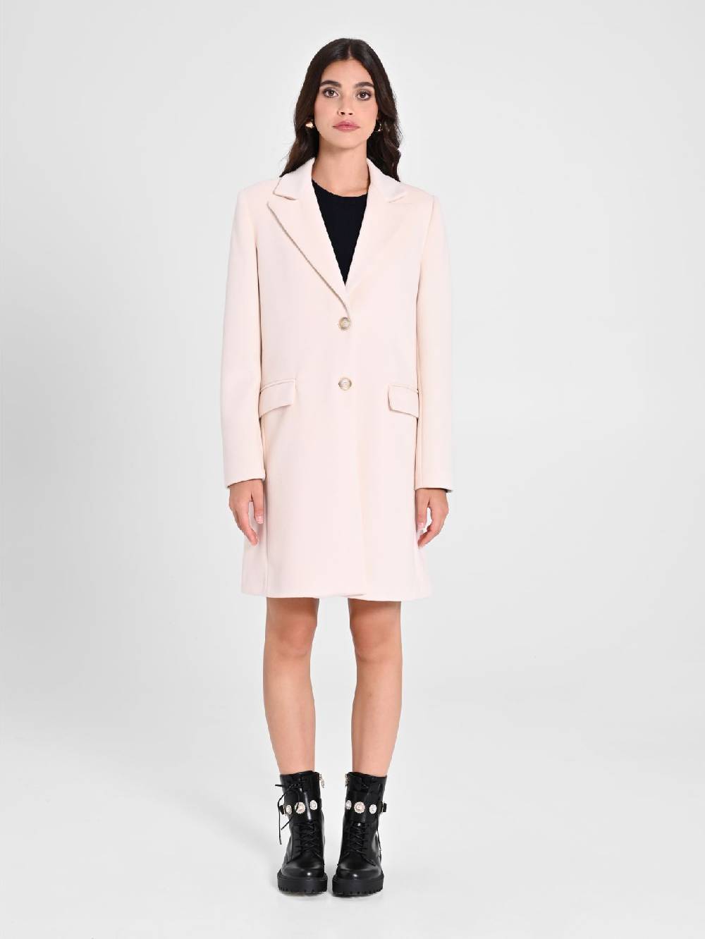 Rinascimento Cappotto Medio Beige Fino Al -60%