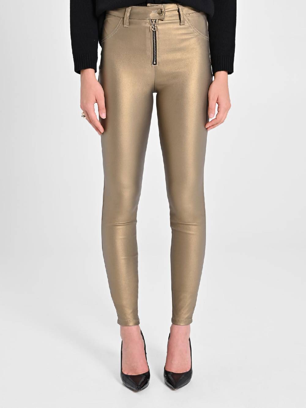 Rinascimento Pantaloni Skinny Gold Offerta