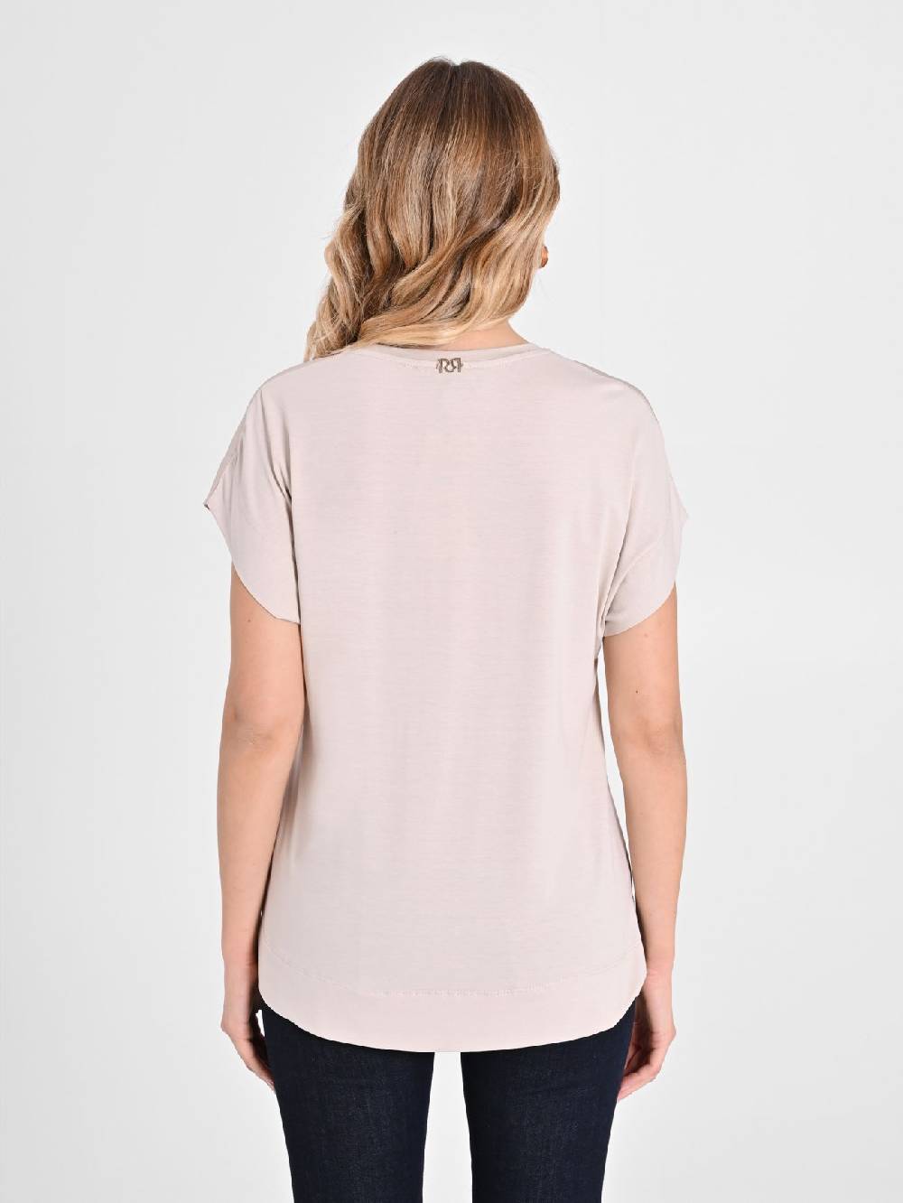 Rinascimento Blusa Envers Satin Beige I Più Venduti