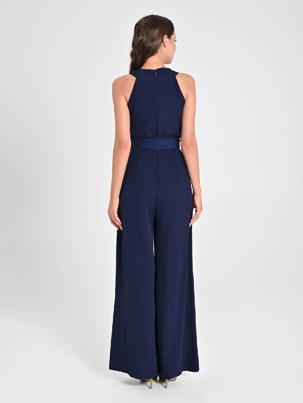 Rinascimento Tuta con Scollo intrecciato Blu Navy Negozio online di fabbrica