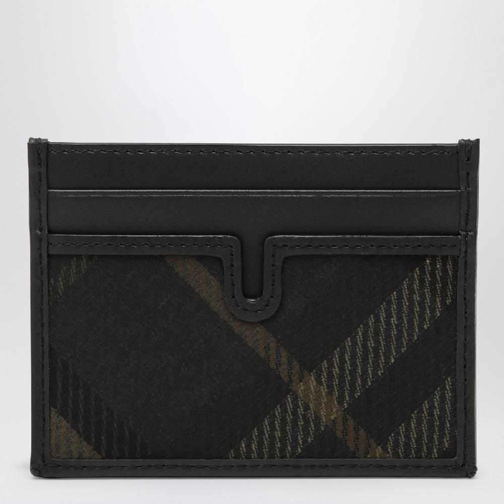 Burberry Portacarte nero motivo Check Nuovo