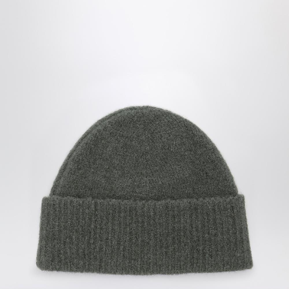 Ami Paris Cappello Ami De Coeur grigio chiaro in alpaca Promozione