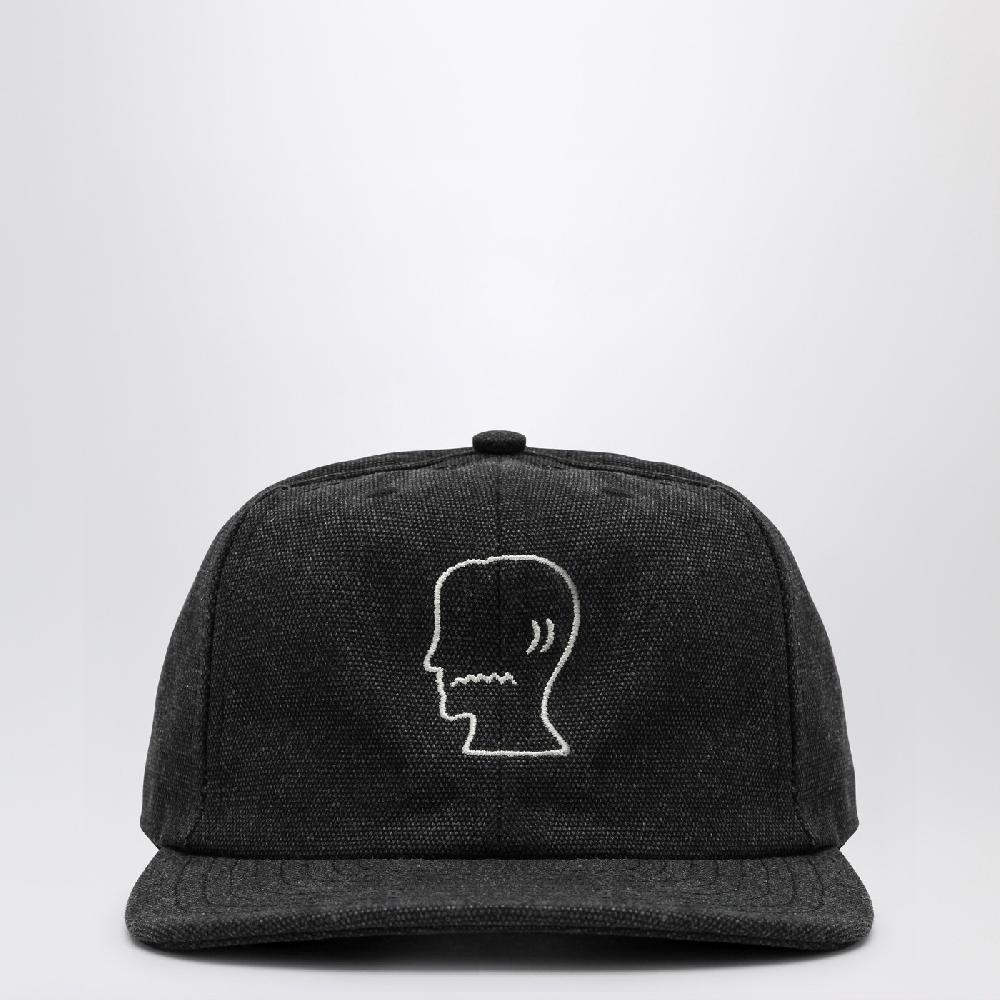 Brain Dead Cappello baseball nero in twill Pezzi Unici