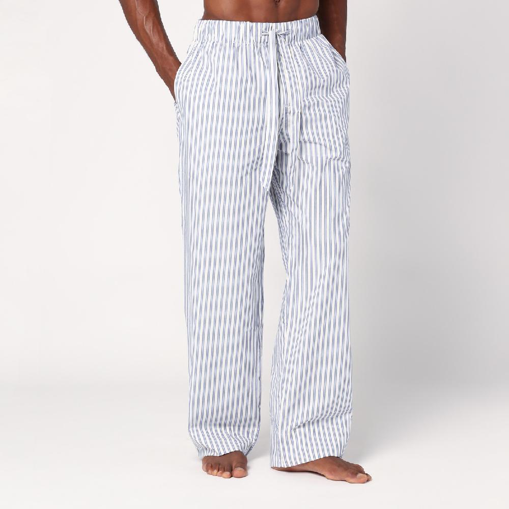 Tekla Pantalone pigiama bianco a righe Shopping Online