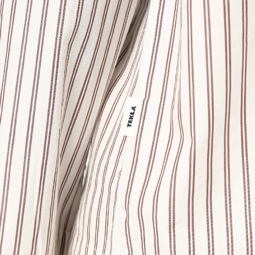 Tekla Camicia pigiama beige a righe 50% di sconto per tempo limitato