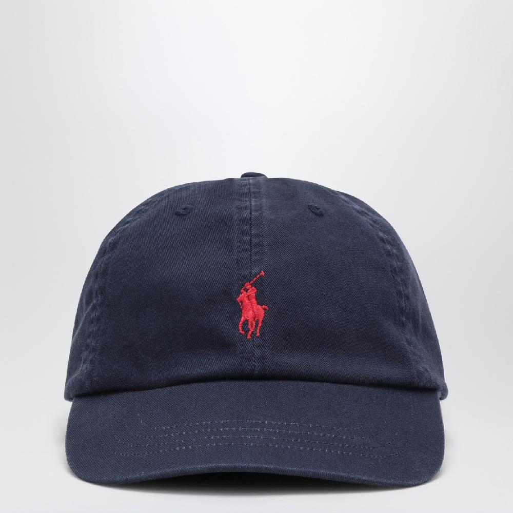 Polo Ralph Lauren Cappello da baseball blu navy con logo Economico