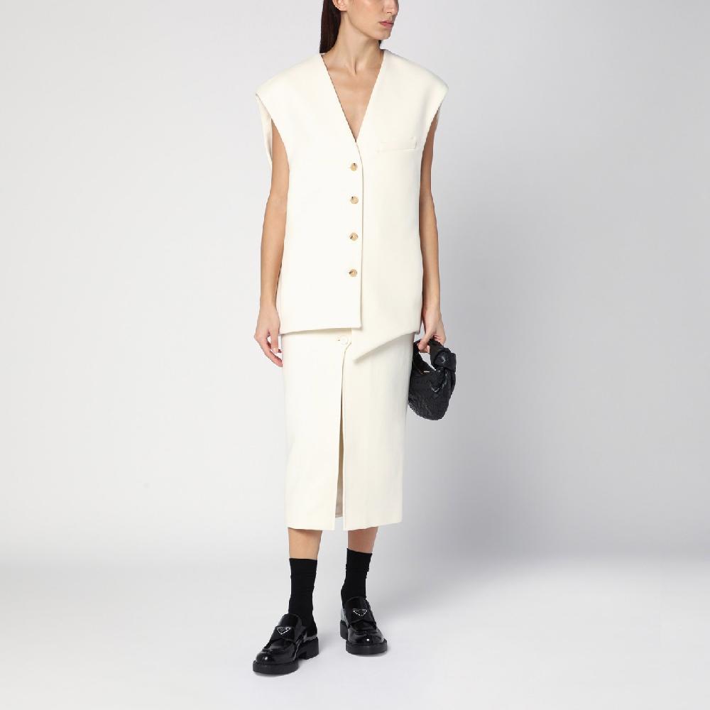 Margaux Lu00f6nnberg Gonna Jagger midi bianca Promozione Limitata