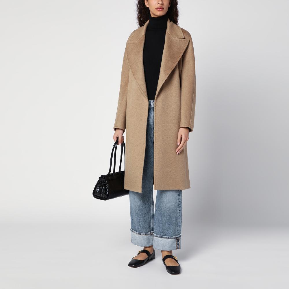 Max Mara Cappotto destrutturato beige in cachemire Shopping Online