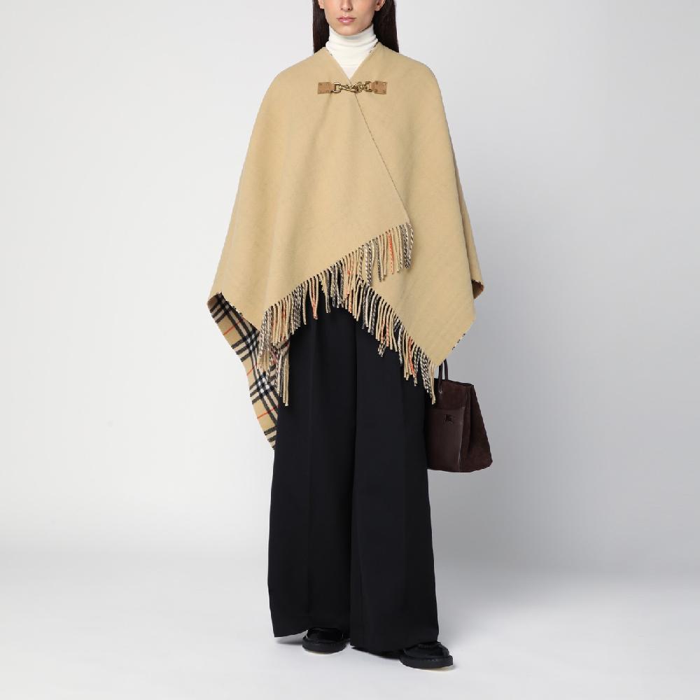 Burberry Mantella motivo Check in lana Affare Del Giorno