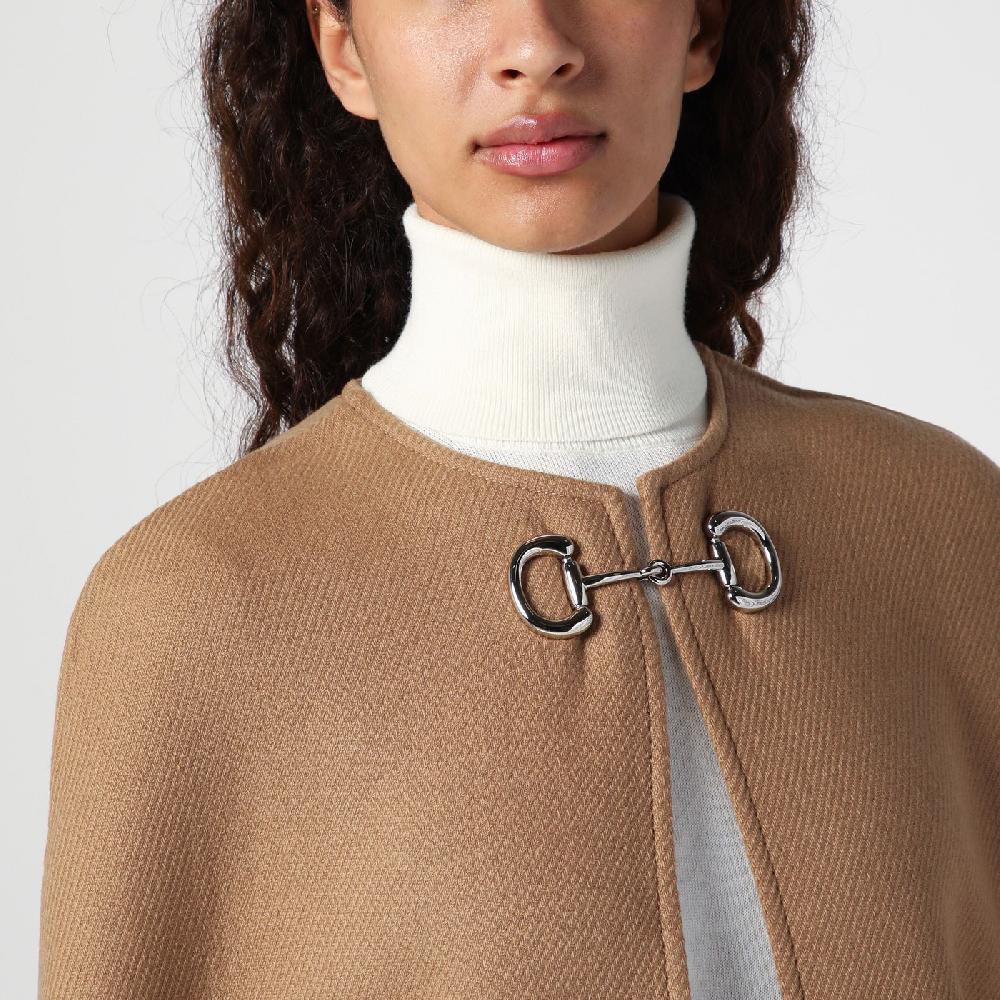 GUCCI Mantella beige in lana e cashmere Convenienza