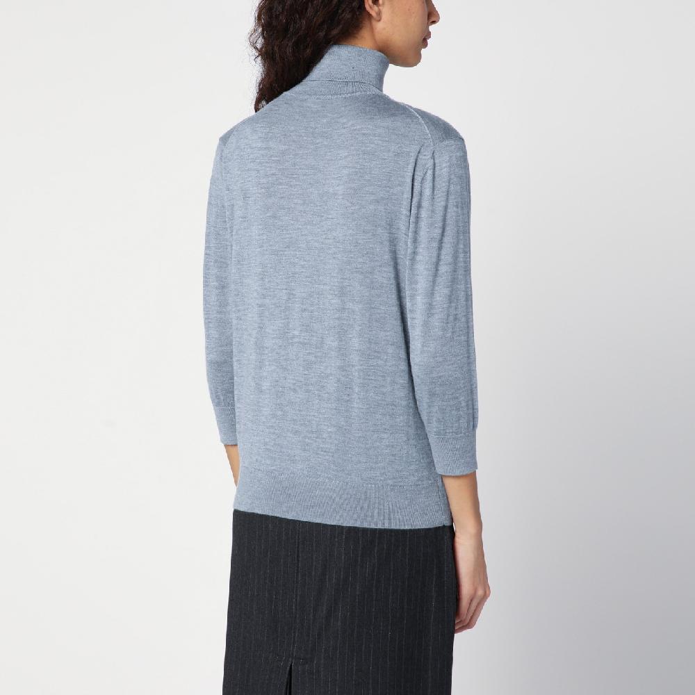 The Row Maglia dolcevita grigia in cashmere Online