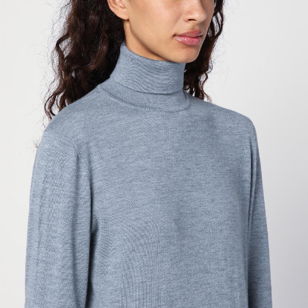 The Row Maglia dolcevita grigia in cashmere Online