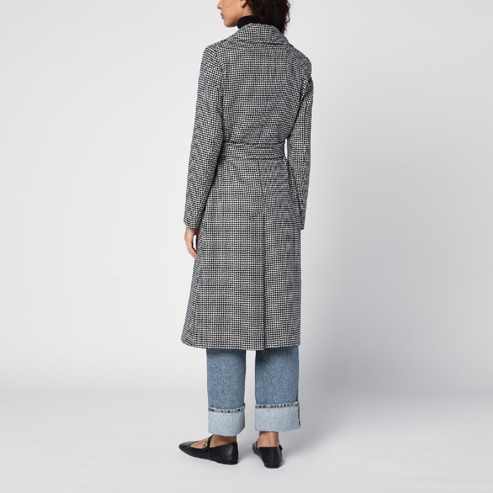 Tagliatore Cappotto doppiopetto in pied de poule Outlet