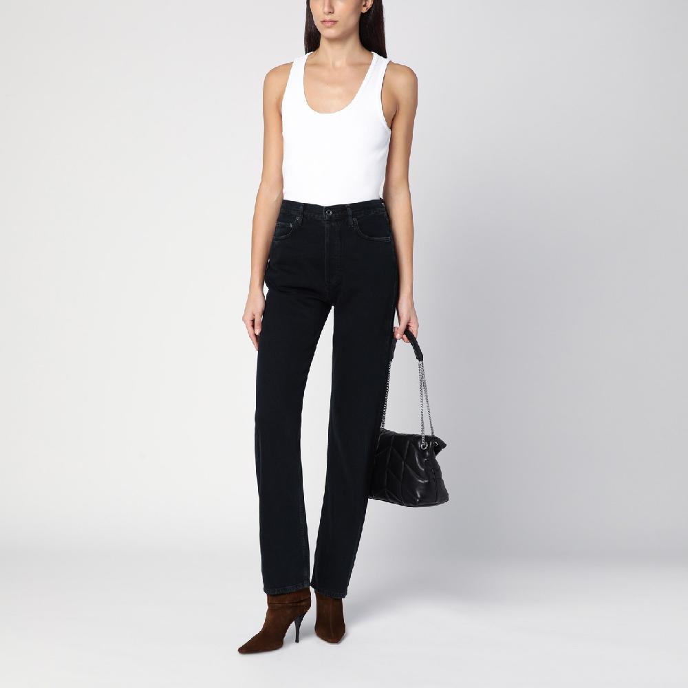 AGOLDE Jeans nero in denim rigenerato 2025