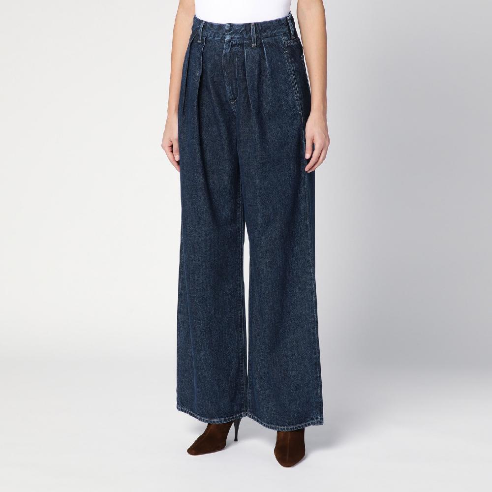 Citizens of Humanity Jeans scuro ampio con pieghe Nuovo