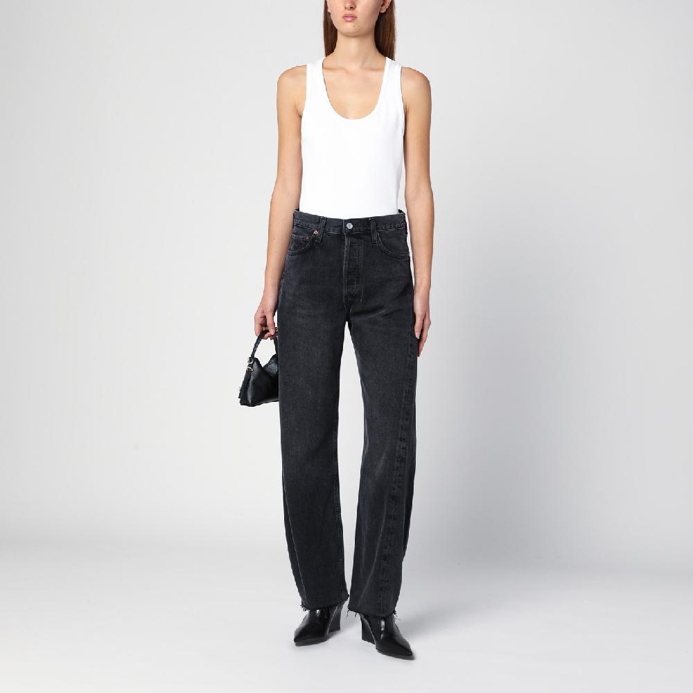 AGOLDE Jeans Luna nero in denim organico Spedizione Gratuita