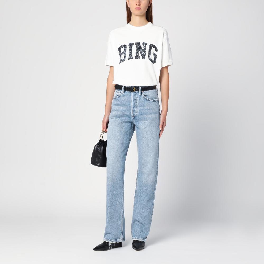 AGOLDE Jeans azzurro in denim rigenerato Pezzi Unici