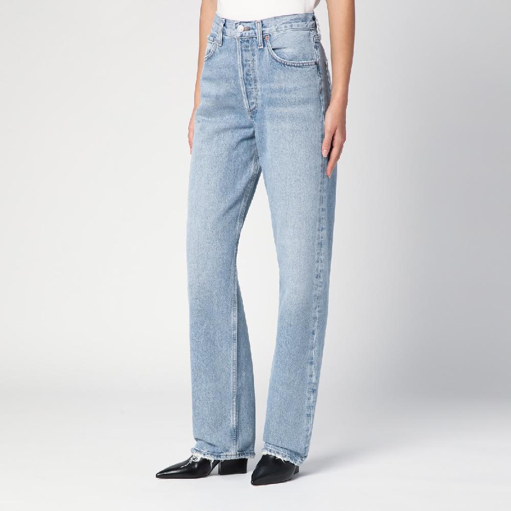 AGOLDE Jeans azzurro in denim rigenerato Pezzi Unici