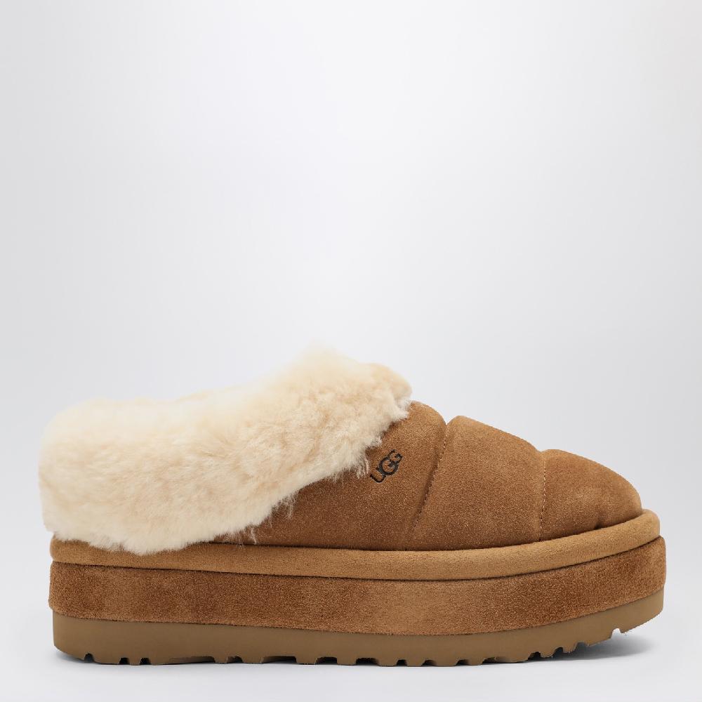 UGG Slide W Tazzlita castagna in suede Qualità Garantita