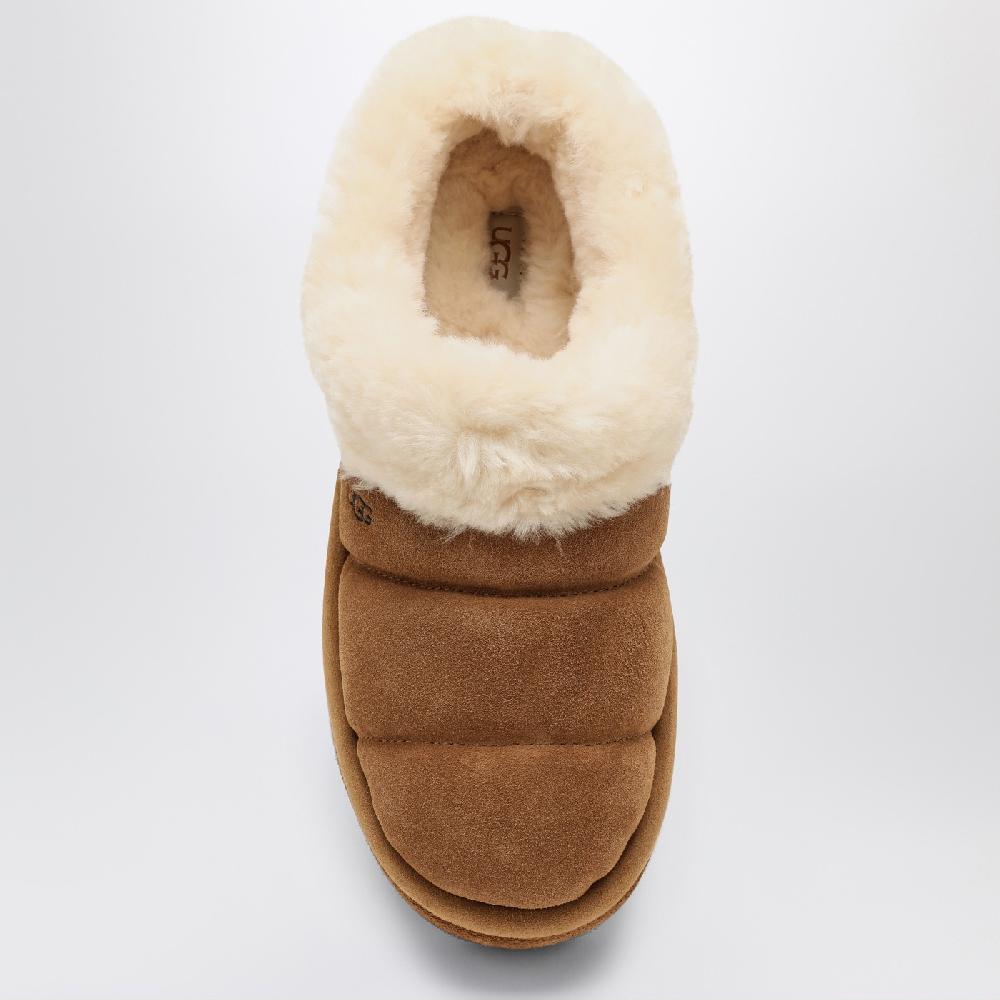 UGG Slide W Tazzlita castagna in suede Qualità Garantita