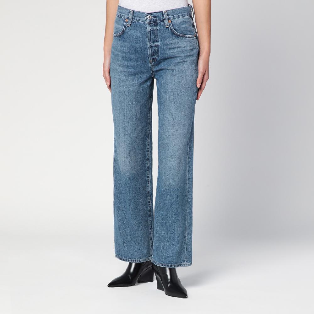 Citizens of Humanity Jeans dritto blu slavato Fino Al -60%
