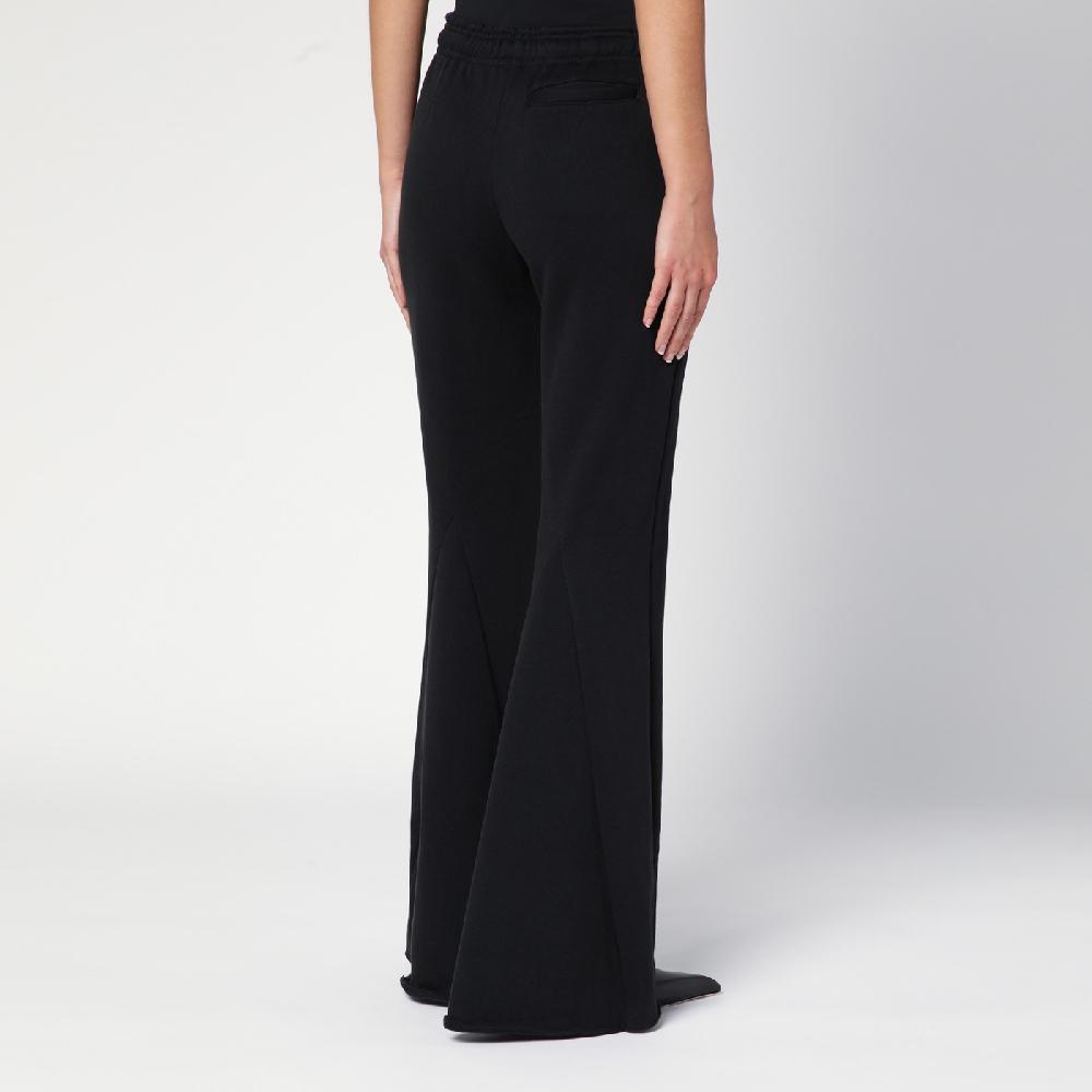 Entire Studios Pantalone a zampa nero in cotone organico Novità