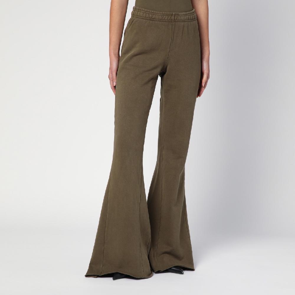 Entire Studios Pantalone a zampa verde militare in cotone organico Presa