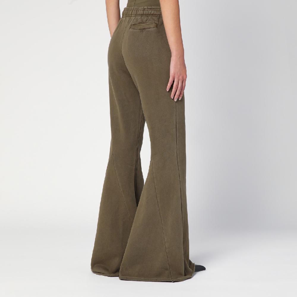 Entire Studios Pantalone a zampa verde militare in cotone organico Presa