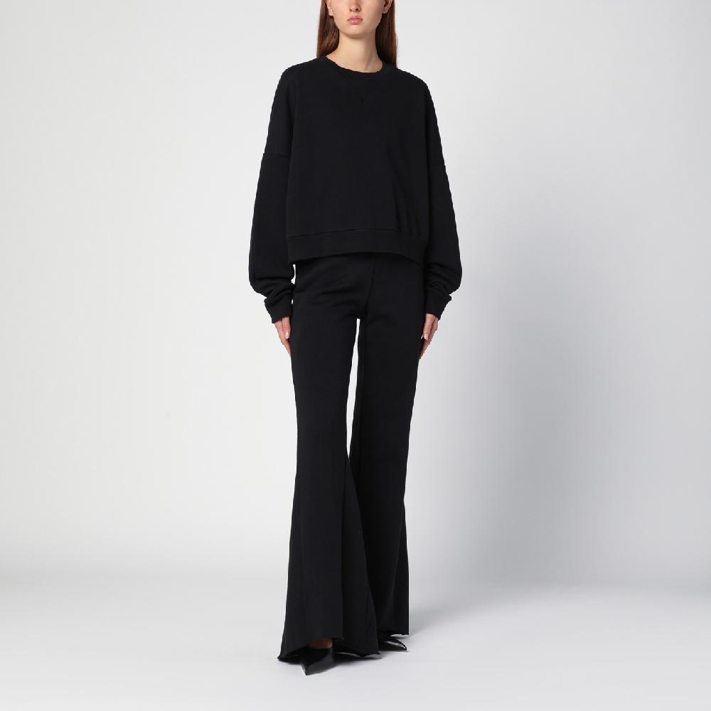 Entire Studios Felpa nera in cotone organico Outlet