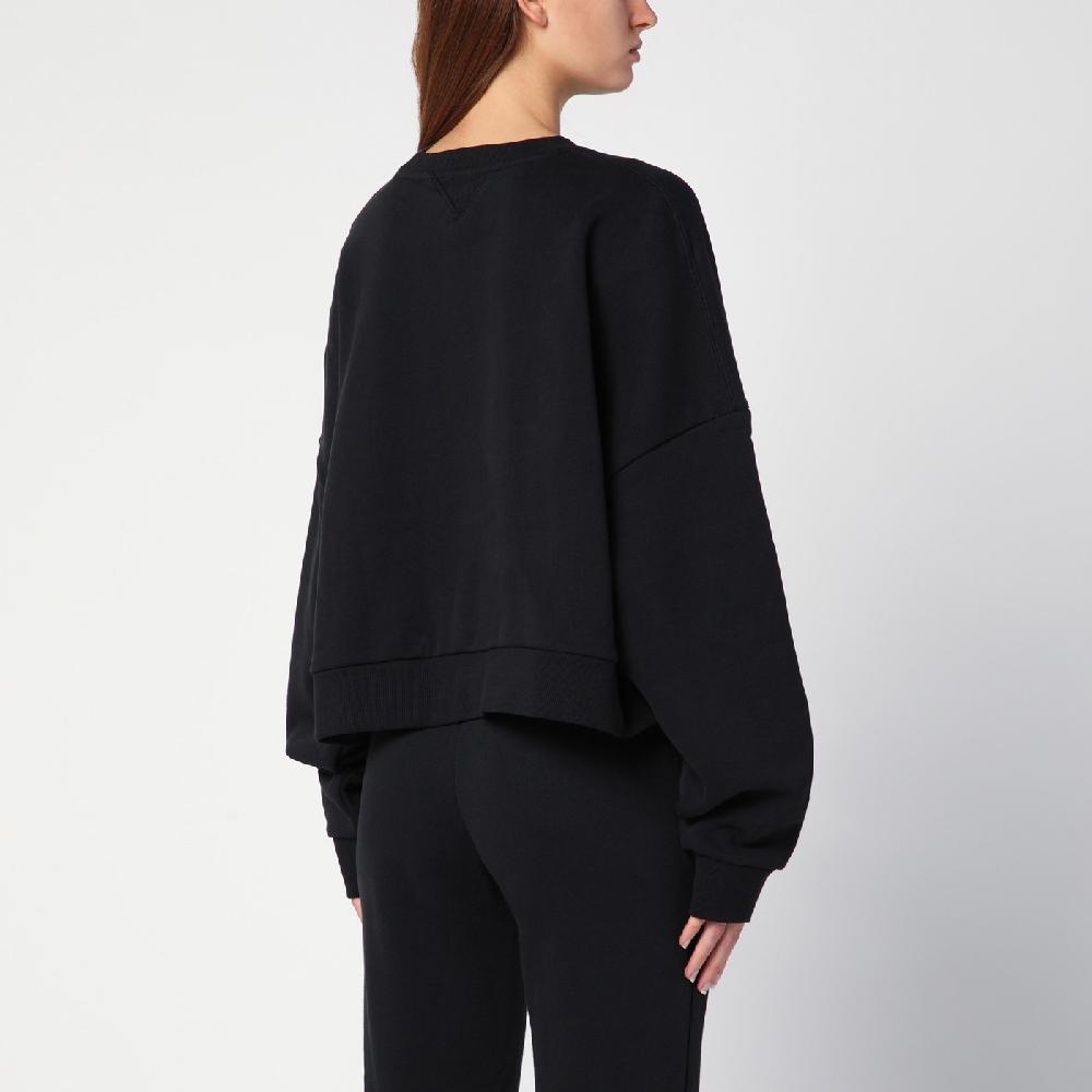 Entire Studios Felpa nera in cotone organico Outlet