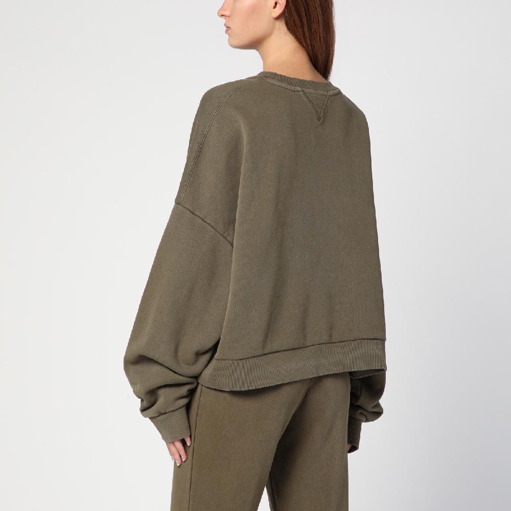 Entire Studios Felpa verde militare in cotone organico In Vendita