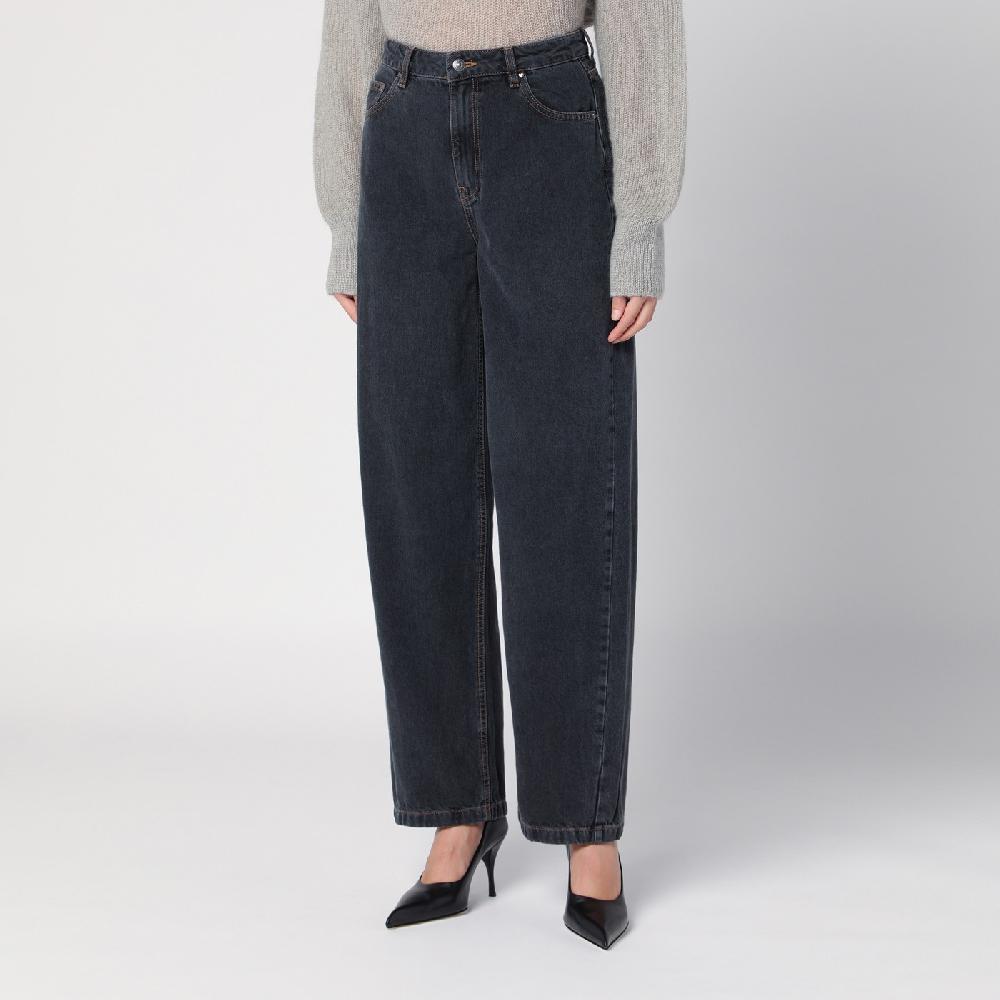 ROTATE Birger Christensen Jeans ampio grigio scuro Vendita Economica