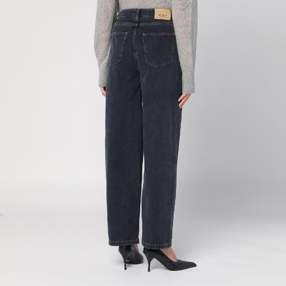 ROTATE Birger Christensen Jeans ampio grigio scuro Vendita Economica