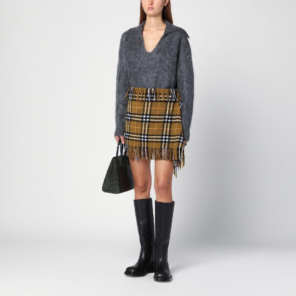 Loulou Studio Maglione grigio in misto alpaca Promozione Limitata