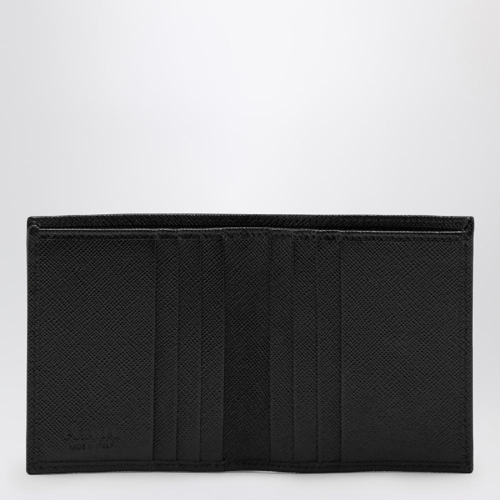 Prada Portafoglio nero in Saffiano Moda