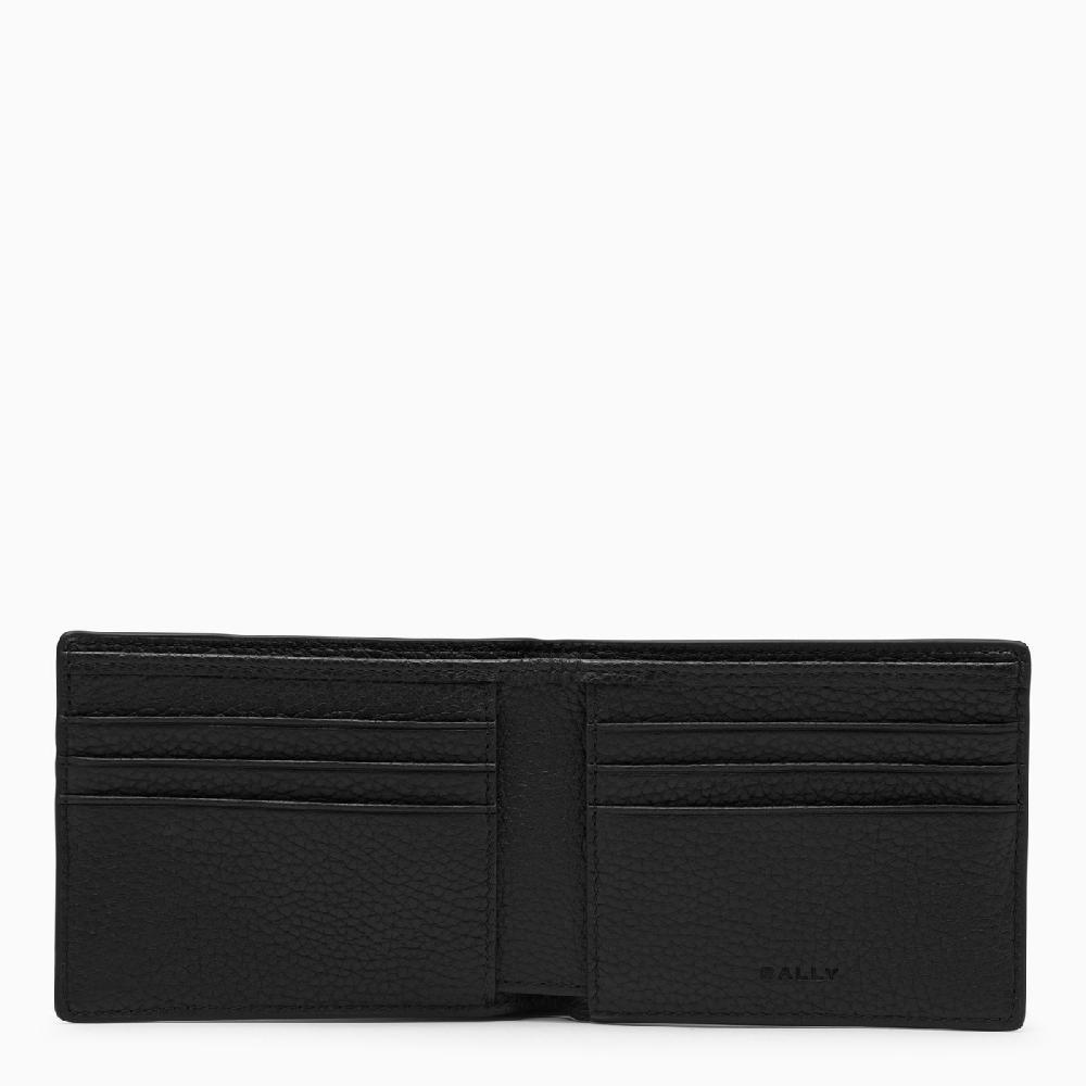 Bally Portafoglio bi-fold nero in pelle 2025