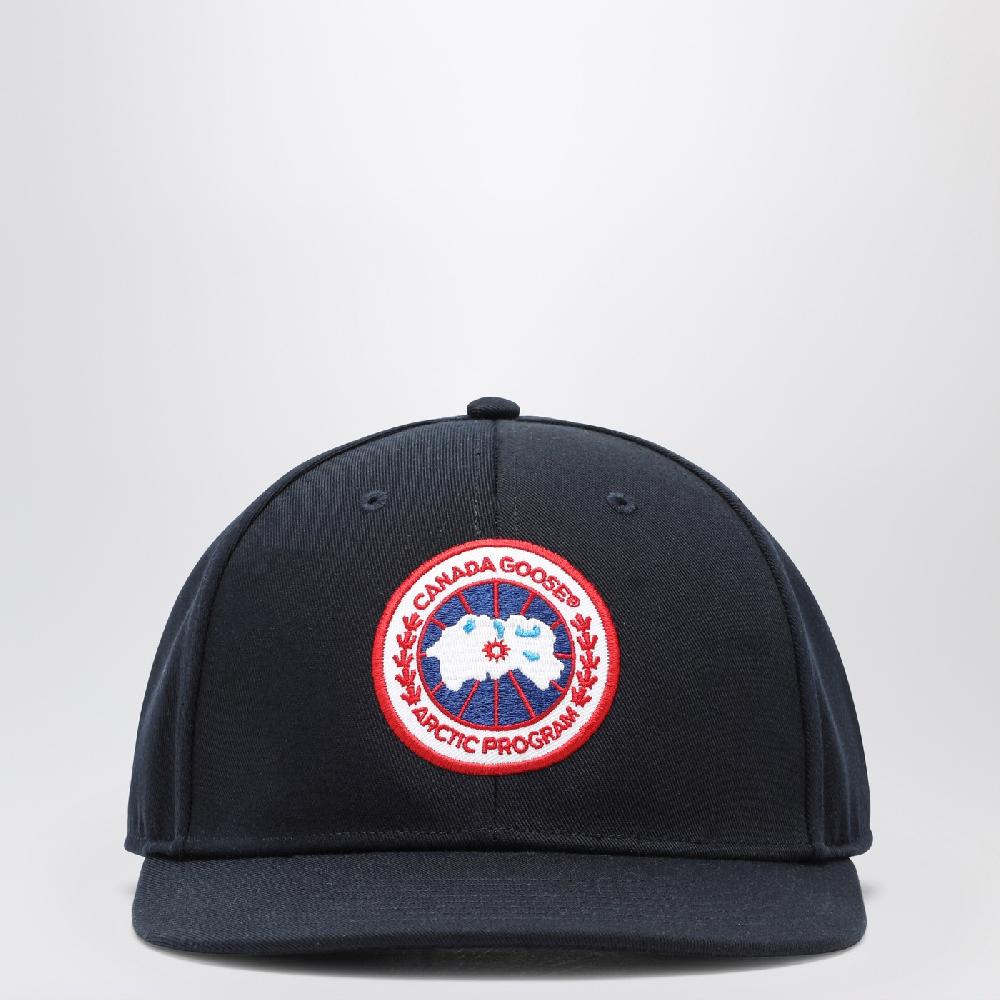Canada Goose Cappello da baseball blu con patch Promozione