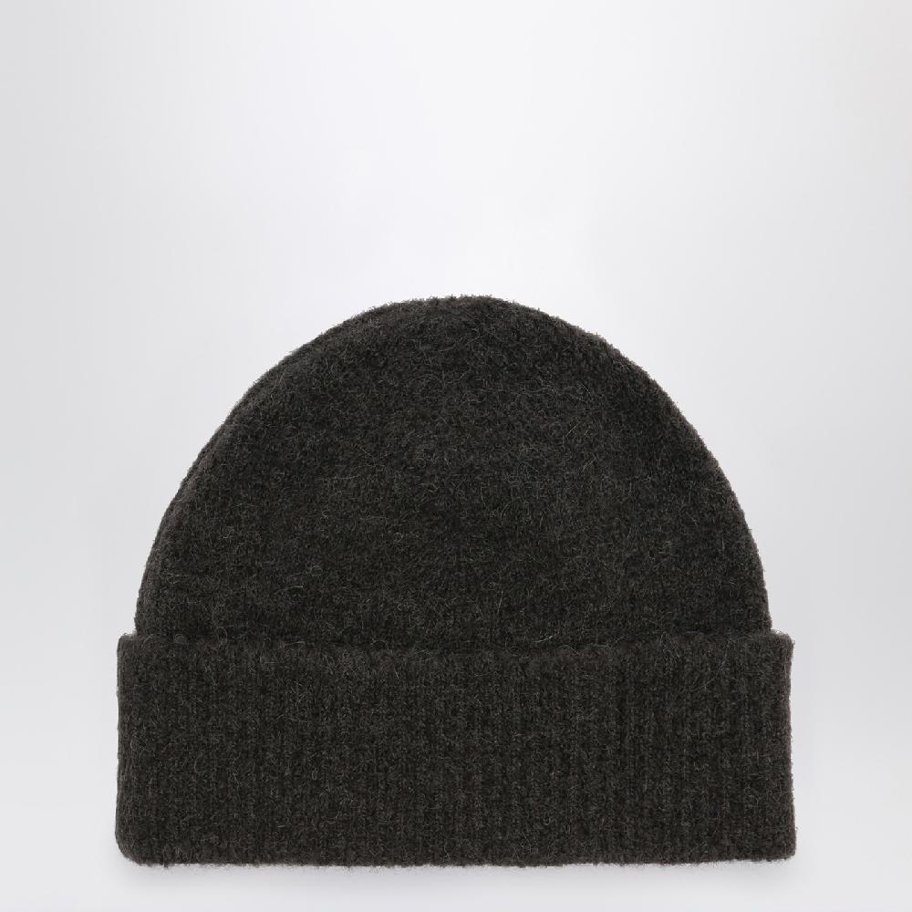 Ami Paris Cappello Ami De Coeur grigio in alpaca Prezzo Ridotto