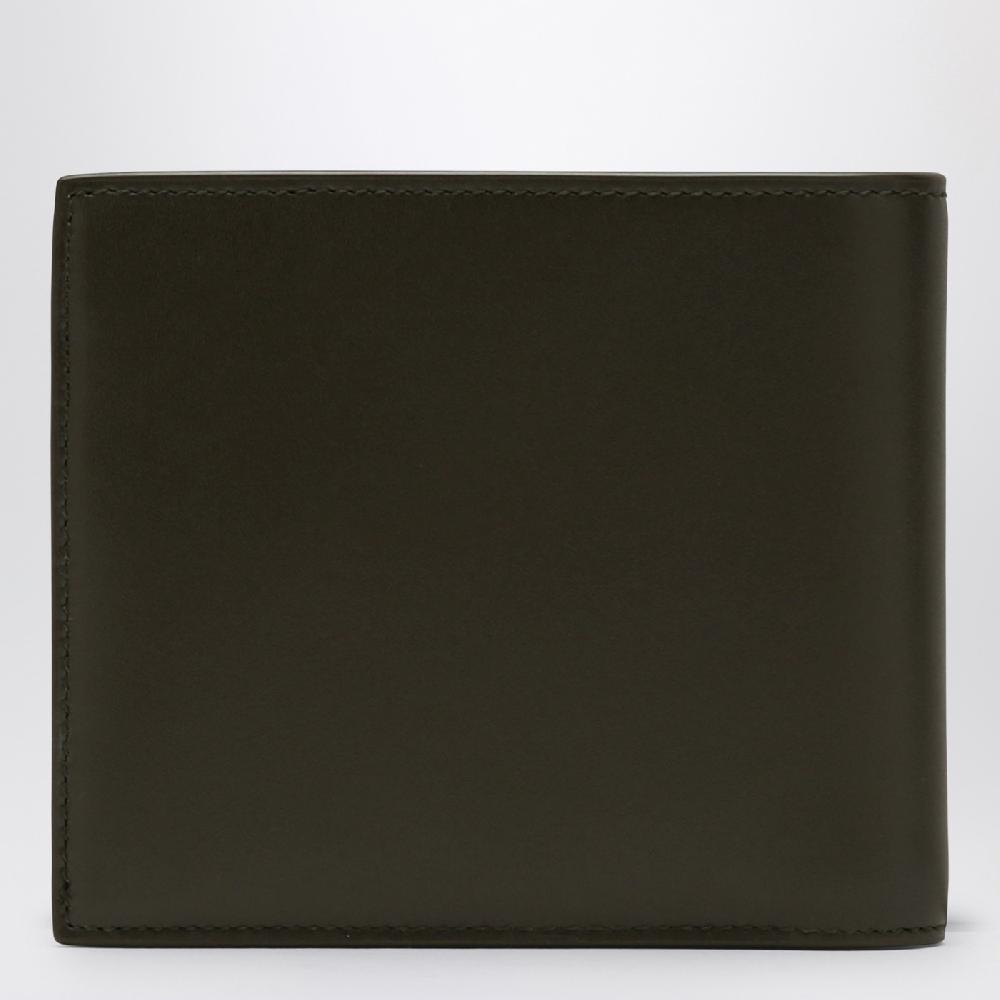 Saint Laurent Portafoglio bi-fold verde muschio in pelle Saldi