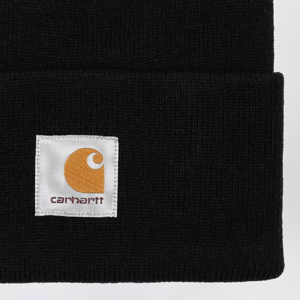 Carhartt WIP Cuffia nera con patch logo I Più Venduti
