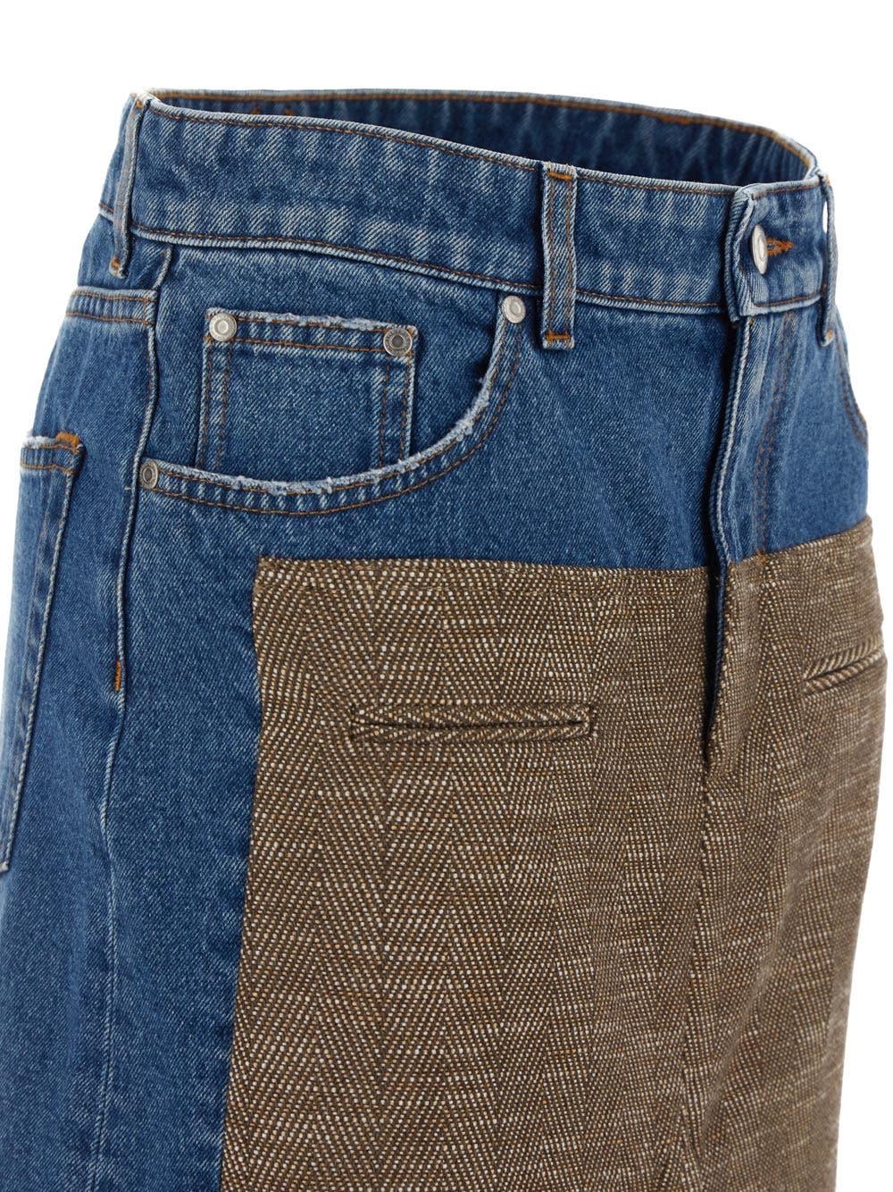 ﻿Oluxury Stella Mccartney Denim Skirt Rilascio limitato