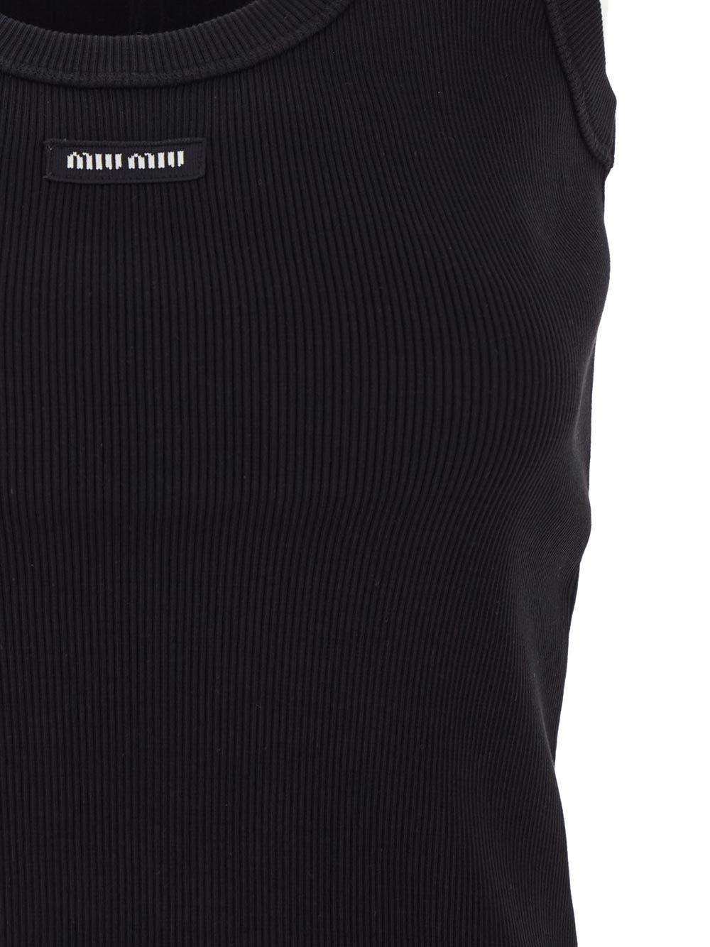 Oluxury Miu Miu Tank top Discount Store per i nuovi prodotti