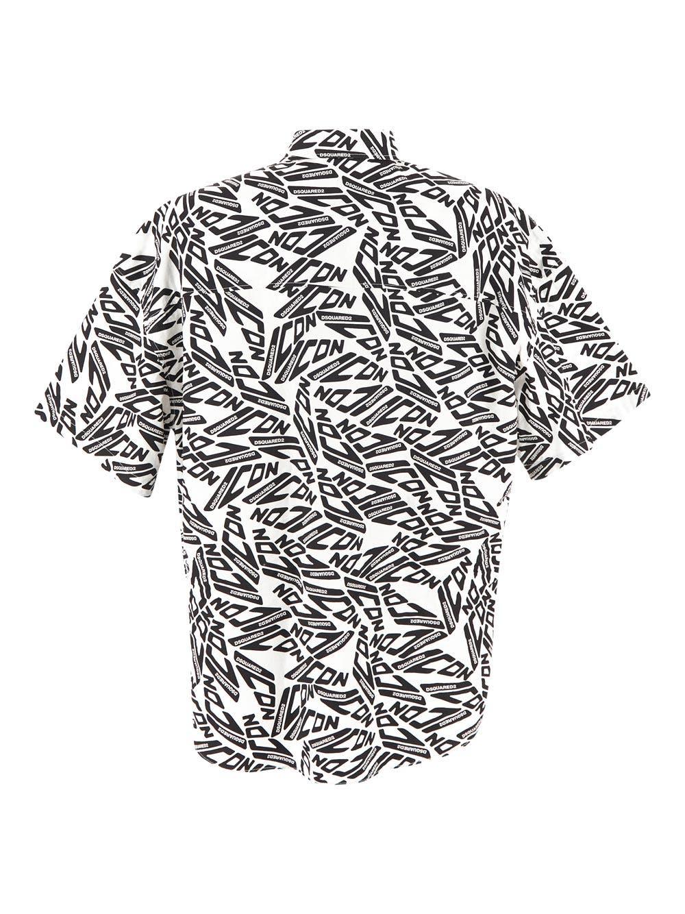 Oluxury Dsquared2 Logo Shirt Grande vendita