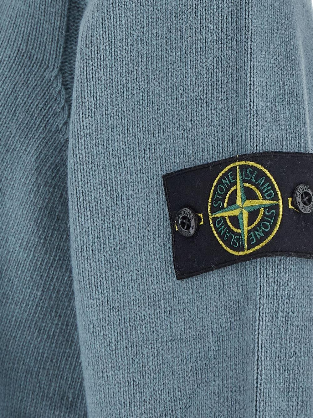 Oluxury Stone Island Logo Knit Latest fashion