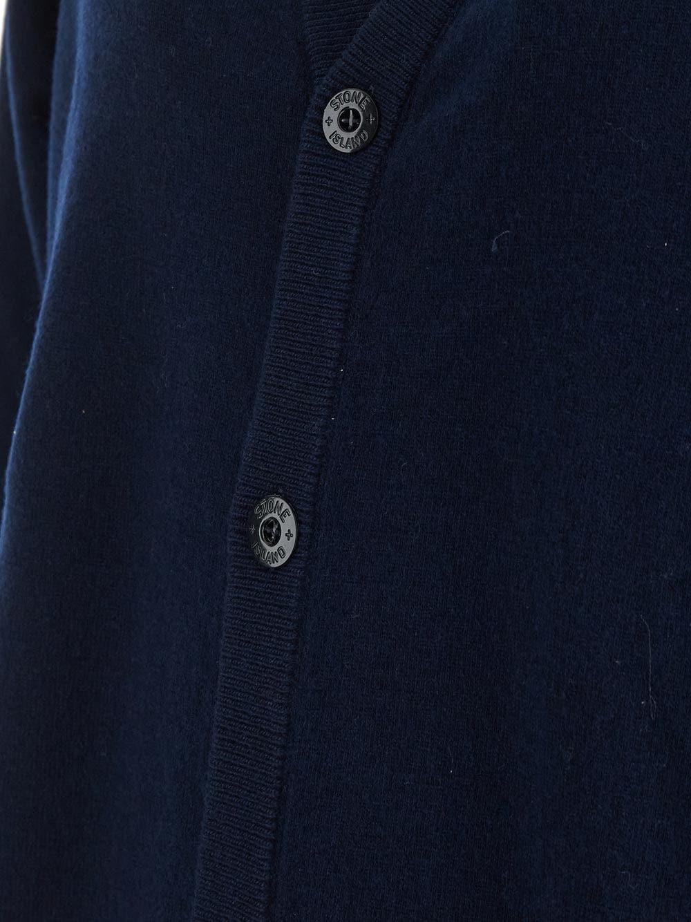 Oluxury Stone Island Logo Cardigan Lightning offer
