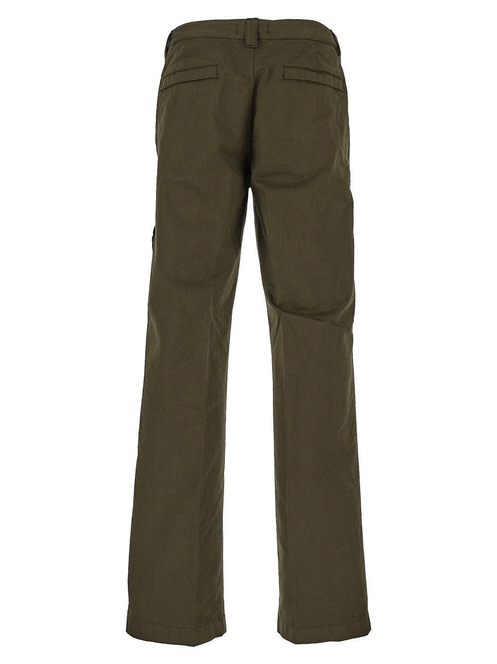 Oluxury Stone Island Cotton Trouser Offerte stagionali