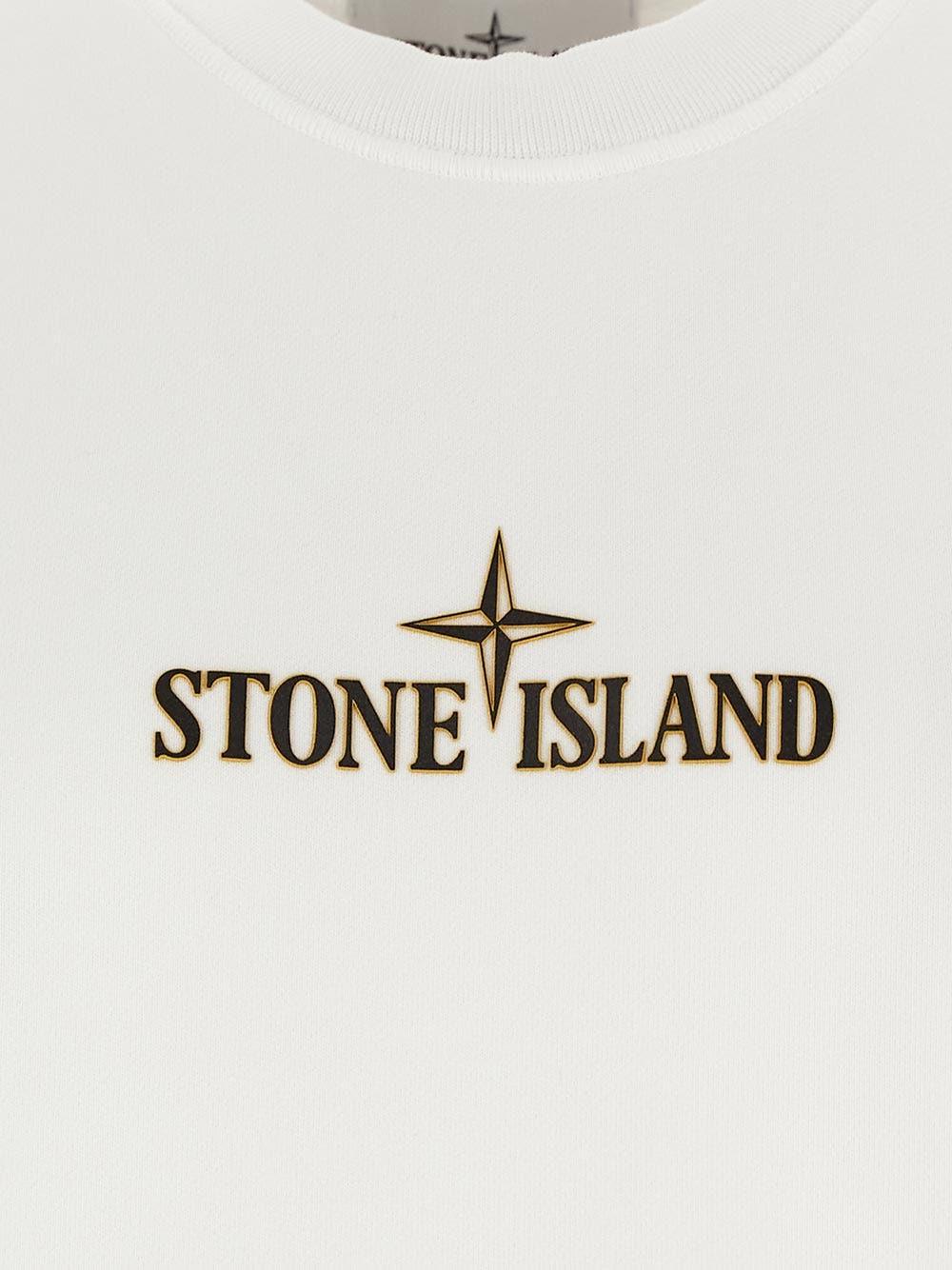 Oluxury Stone Island Logo Sweatshirt Liquidazione