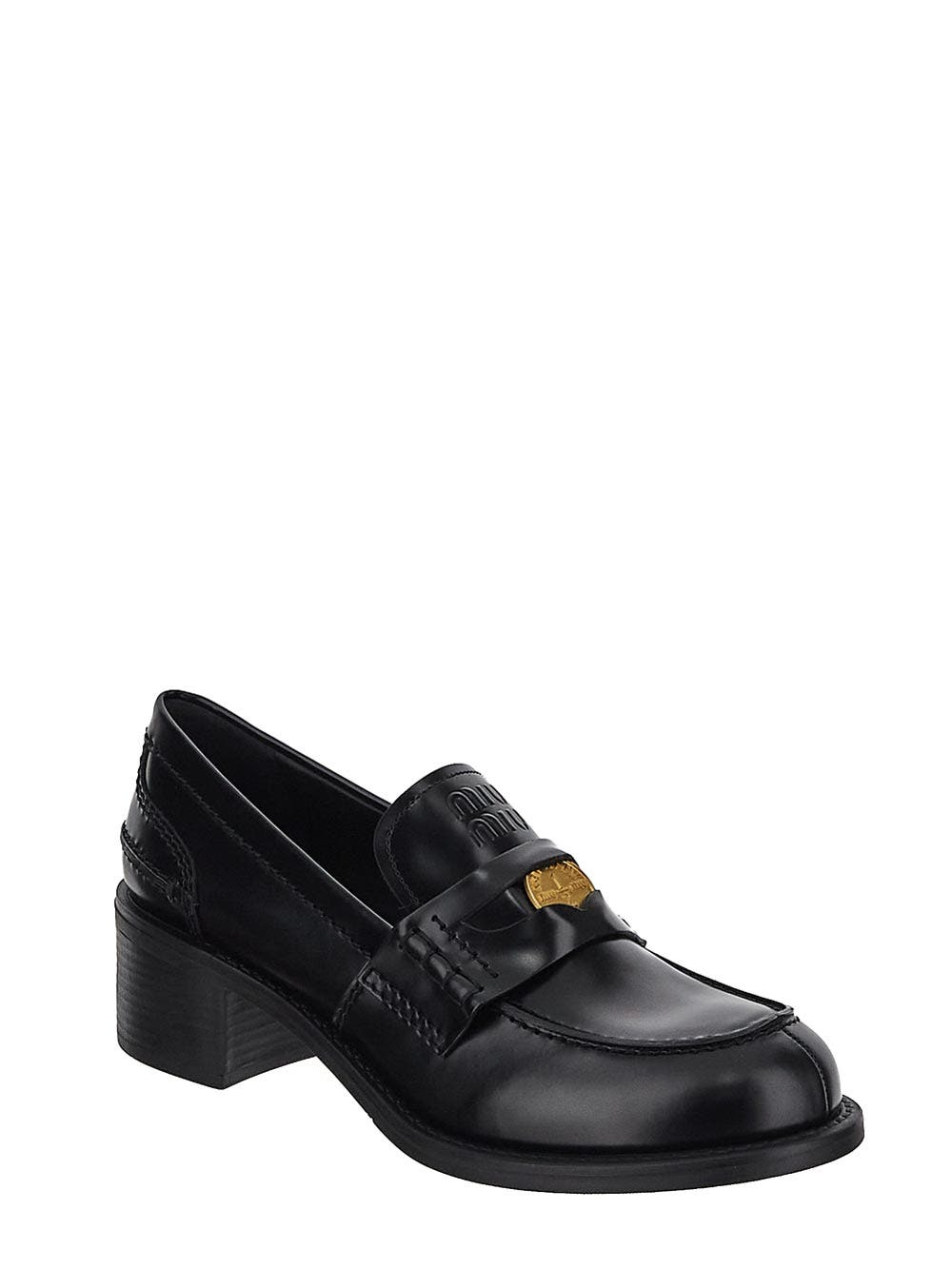 Oluxury Miu Miu Logo Loafer Sconti questo mese