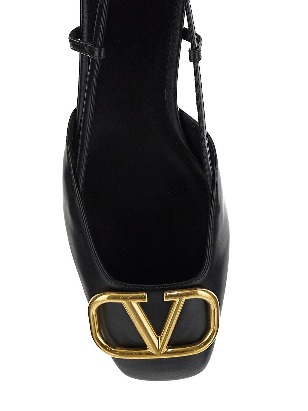 Oluxury Valentino Garavani Logo Ballerina In Vendita