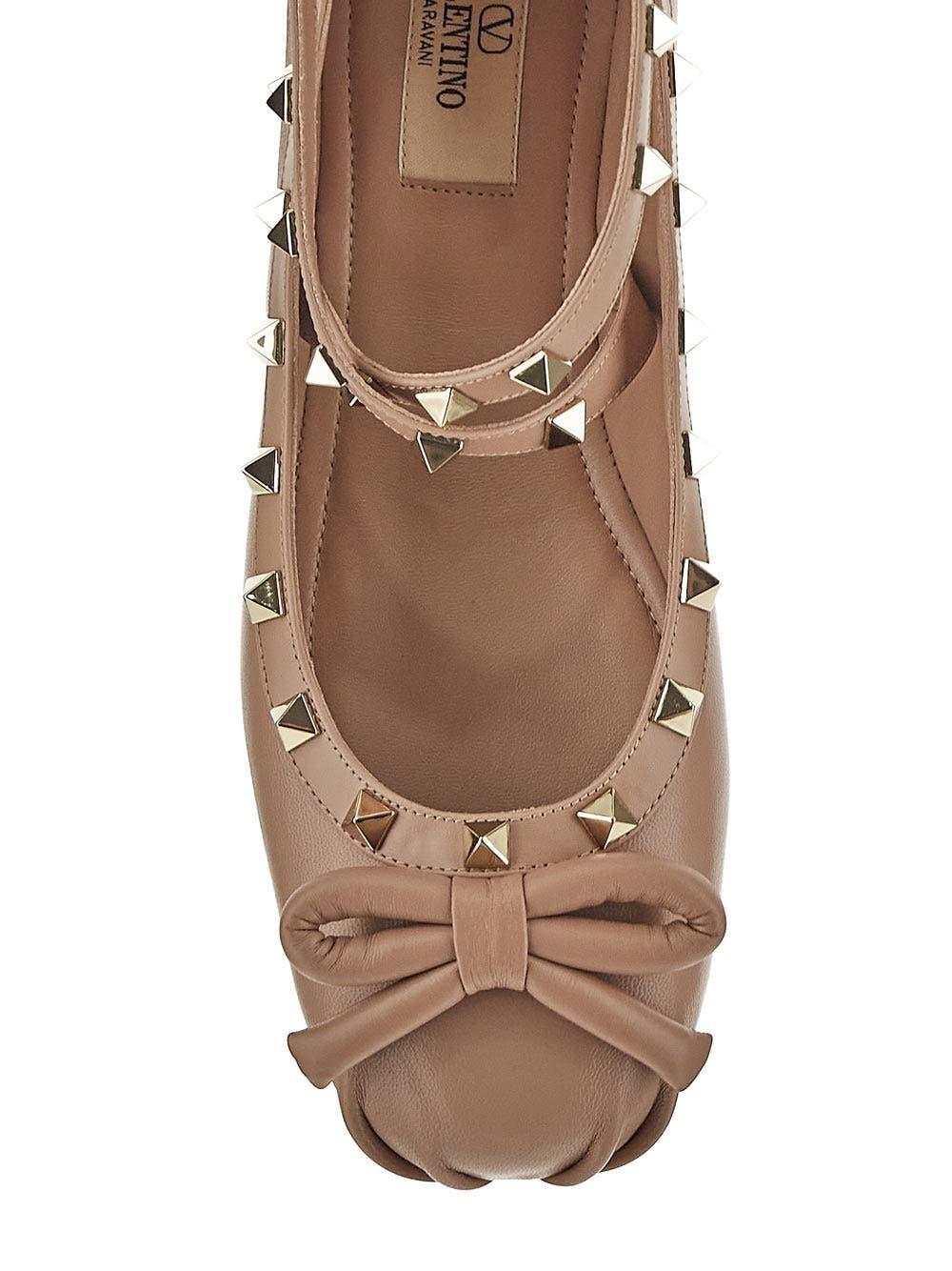 Oluxury Valentino Garavani Rockstud Ballerina Saldi Di Fabbrica